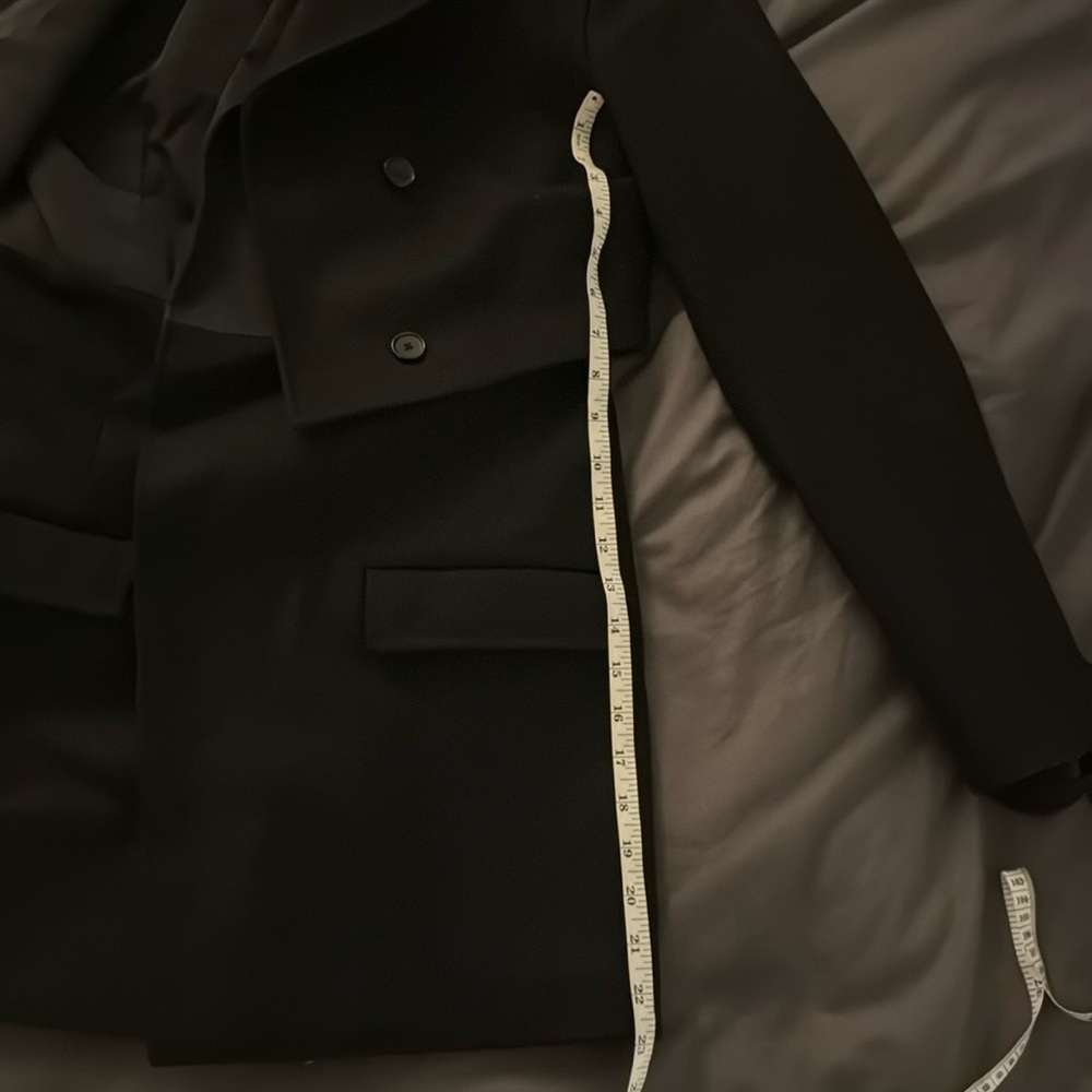 Adidas SLVR Double-Breasted Women's Pea Coat size XS (Like Y3/Y-3) - Picture 7 of 7